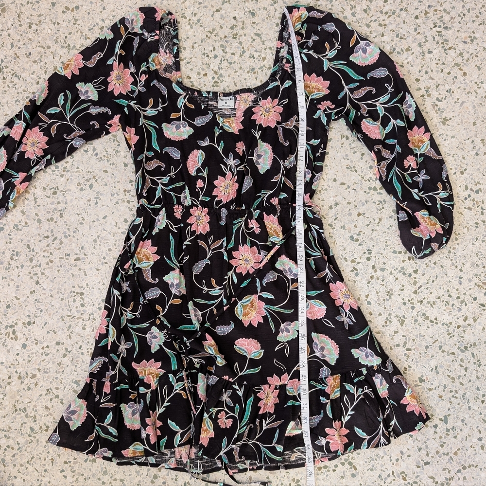 Hurley Floral Black Dress - Picture 8 of 8